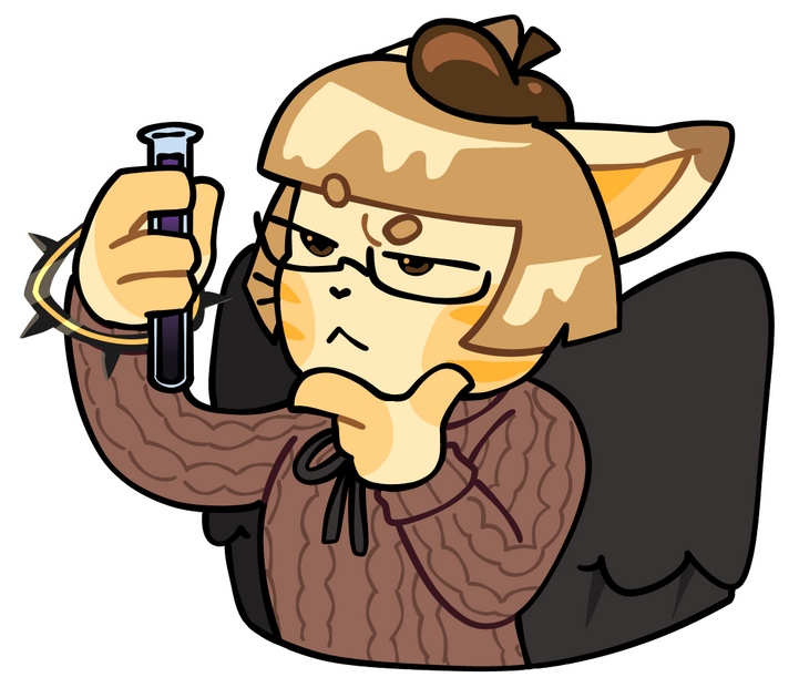 Flan Sticker